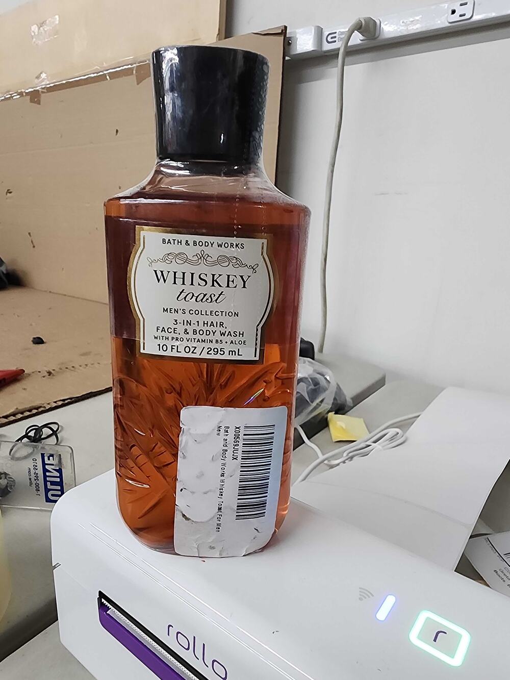 NWT Bath and Body Works Whiskey Toast For Men 3-in-1 Hair,10 oz -Full Size